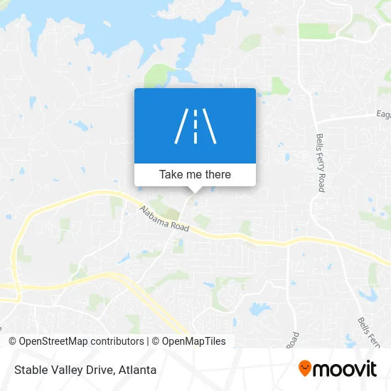 Stable Valley Drive map