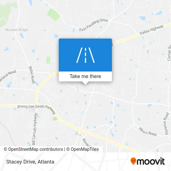 Stacey Drive map