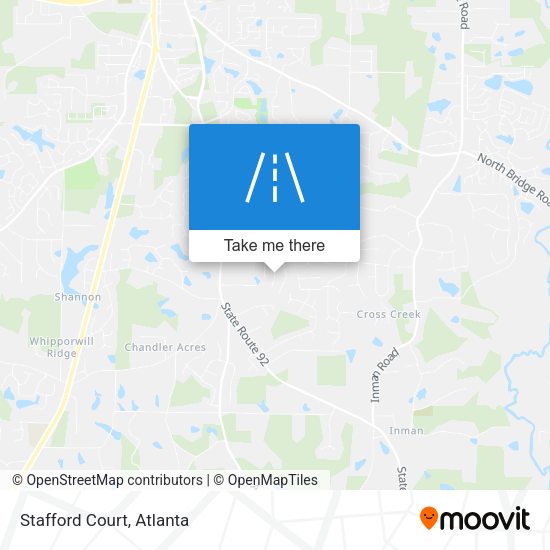 Mapa de Stafford Court
