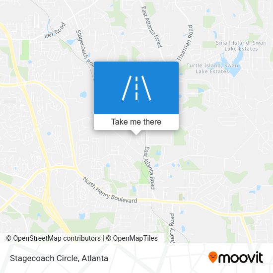 Mapa de Stagecoach Circle