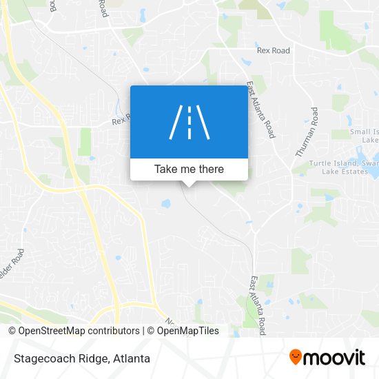 Stagecoach Ridge map