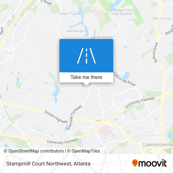 Stampmill Court Northwest map