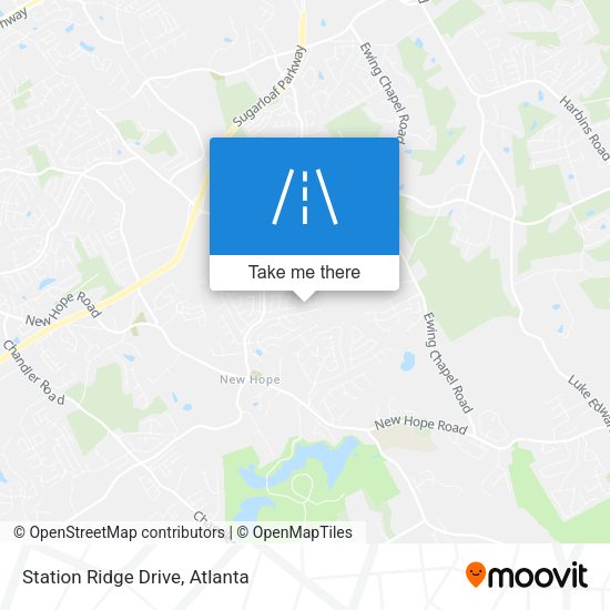 Station Ridge Drive map