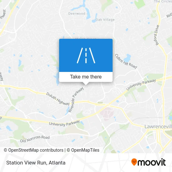 Station View Run map