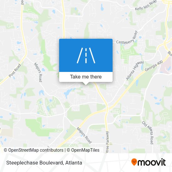 Steeplechase Boulevard map