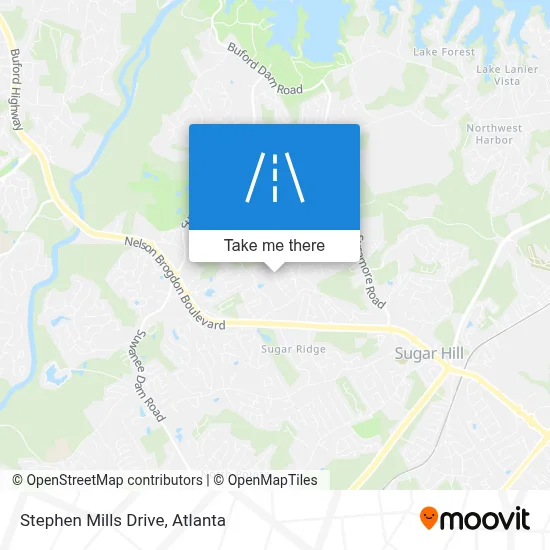 Stephen Mills Drive map