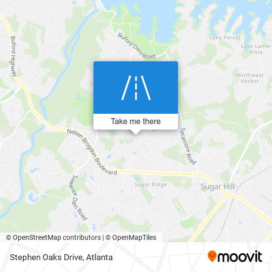 Mapa de Stephen Oaks Drive