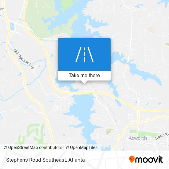 Stephens Road Southeast map