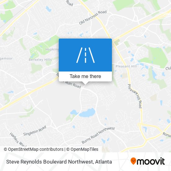 Mapa de Steve Reynolds Boulevard Northwest