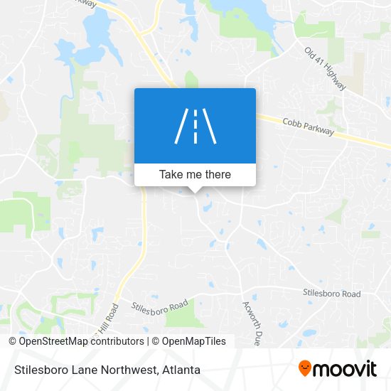 Stilesboro Lane Northwest map