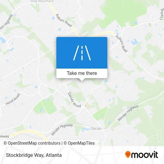 Stockbridge Way map