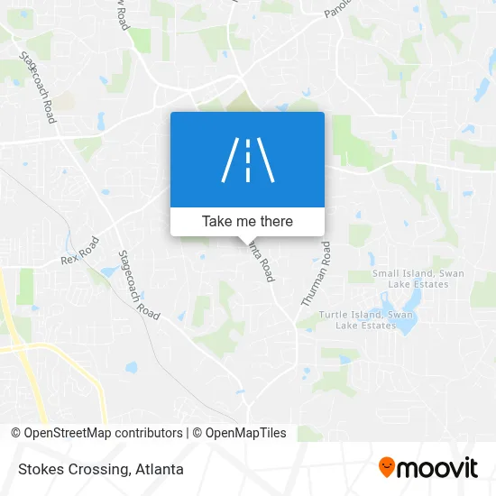 Stokes Crossing map