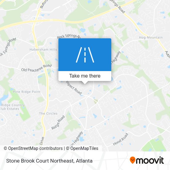Mapa de Stone Brook Court Northeast