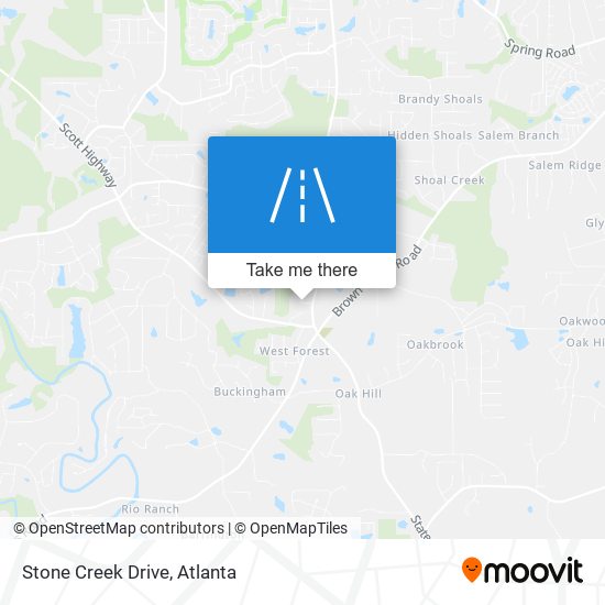 Stone Creek Drive map