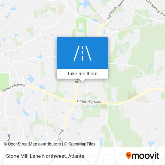 Mapa de Stone Mill Lane Northwest