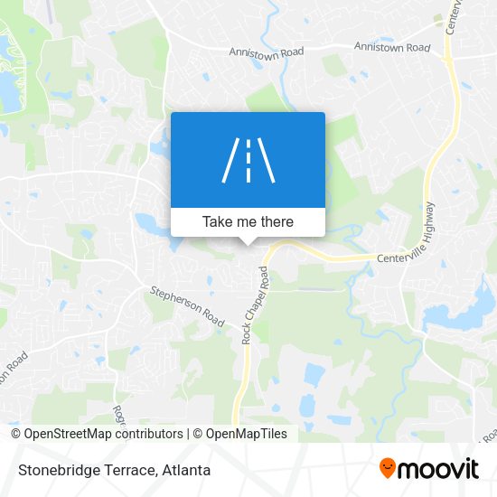 Mapa de Stonebridge Terrace