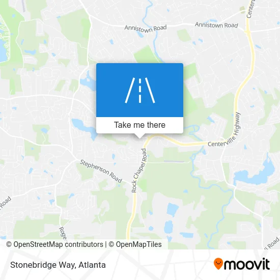 Stonebridge Way map