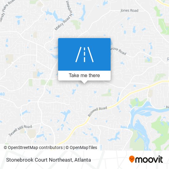 Mapa de Stonebrook Court Northeast