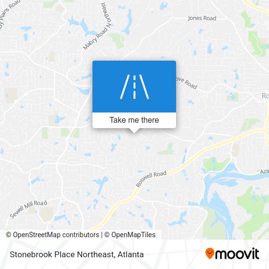Mapa de Stonebrook Place Northeast