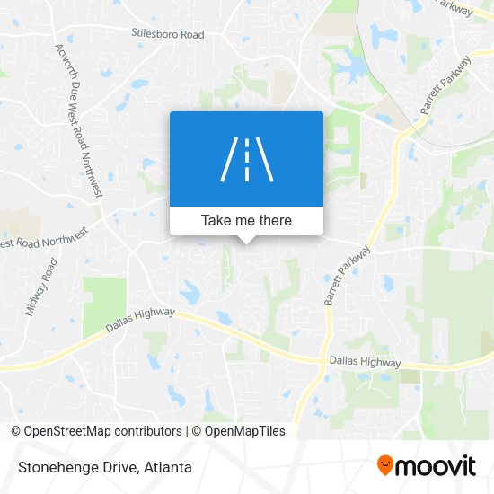 Mapa de Stonehenge Drive