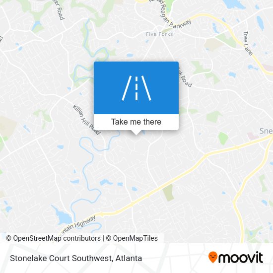 Stonelake Court Southwest map
