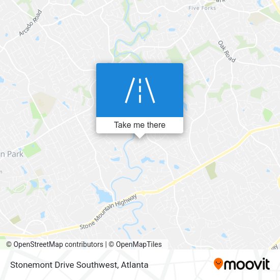 Mapa de Stonemont Drive Southwest