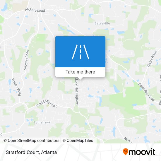 Mapa de Stratford Court
