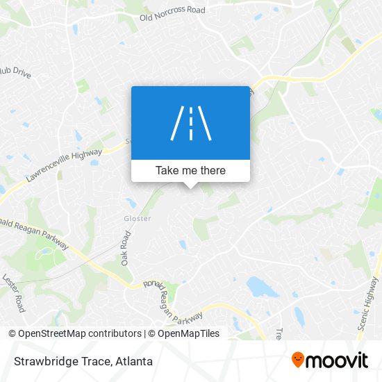 Strawbridge Trace map