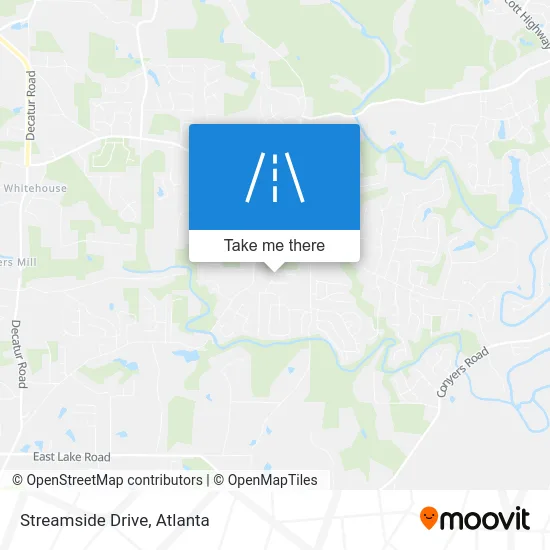 Streamside Drive map