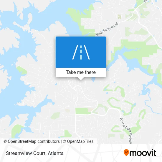Streamview Court map