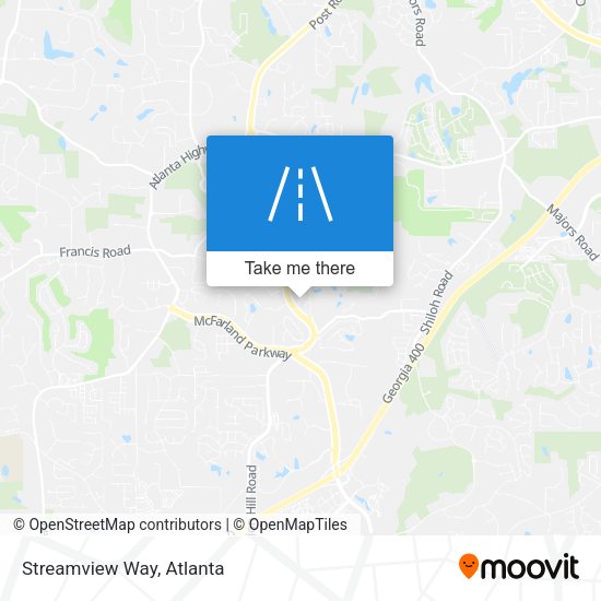 Mapa de Streamview Way