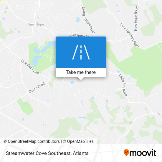 Streamwater Cove Southeast map