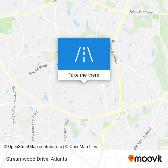 Streamwood Drive map