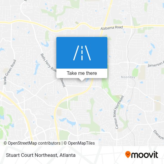 Mapa de Stuart Court Northeast