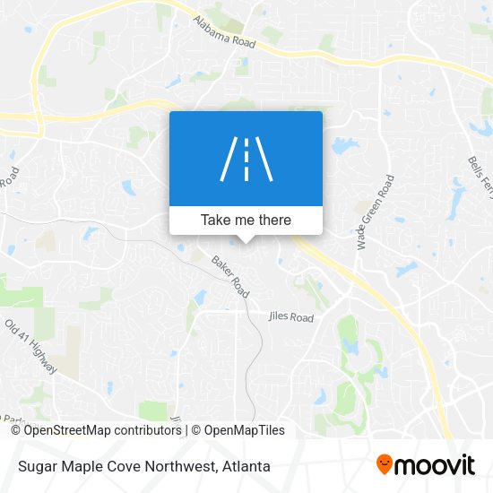 Mapa de Sugar Maple Cove Northwest
