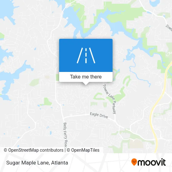 Sugar Maple Lane map