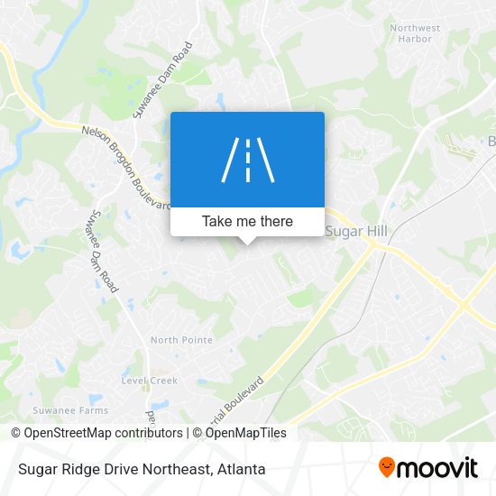 Mapa de Sugar Ridge Drive Northeast