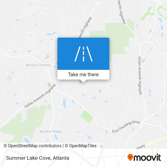 Mapa de Summer Lake Cove