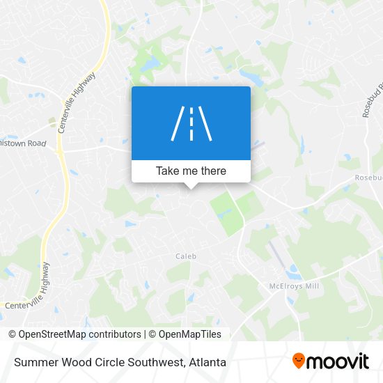 Summer Wood Circle Southwest map