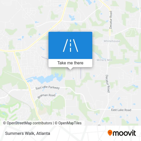 Mapa de Summers Walk