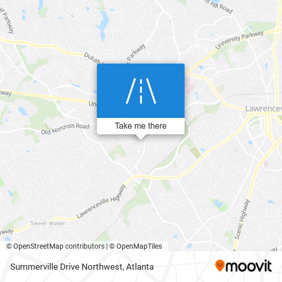 Mapa de Summerville Drive Northwest