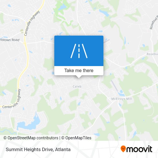 Summit Heights Drive map