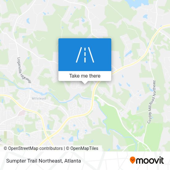 Sumpter Trail Northeast map