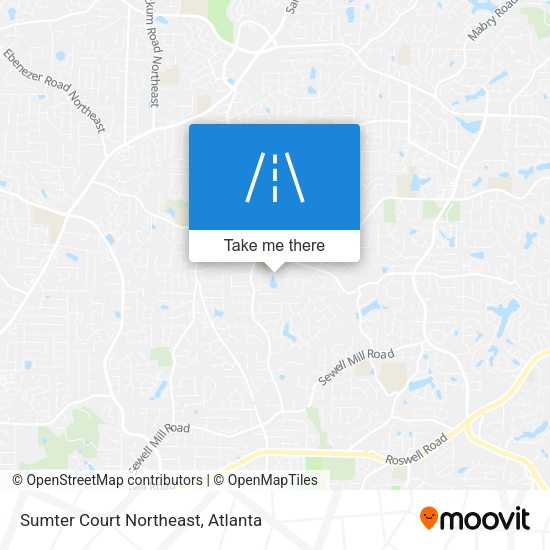 Sumter Court Northeast map