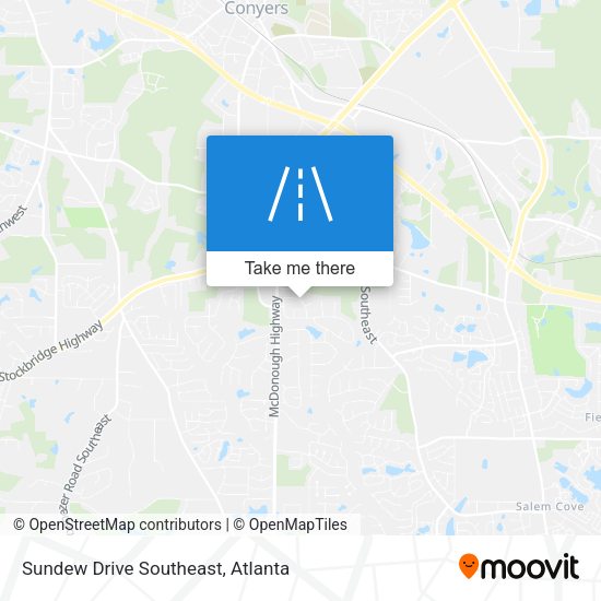 Sundew Drive Southeast map
