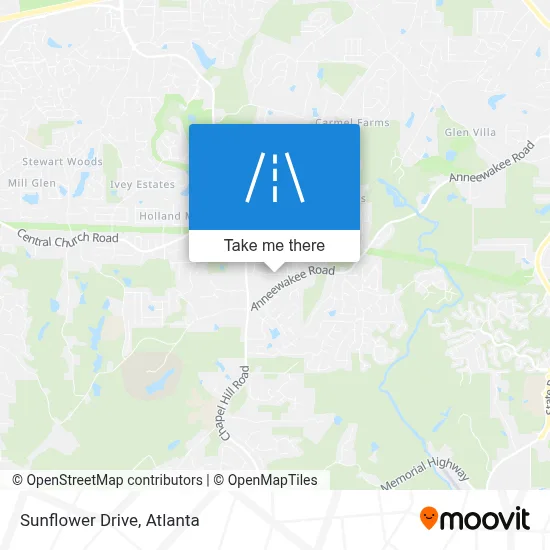 Sunflower Drive map