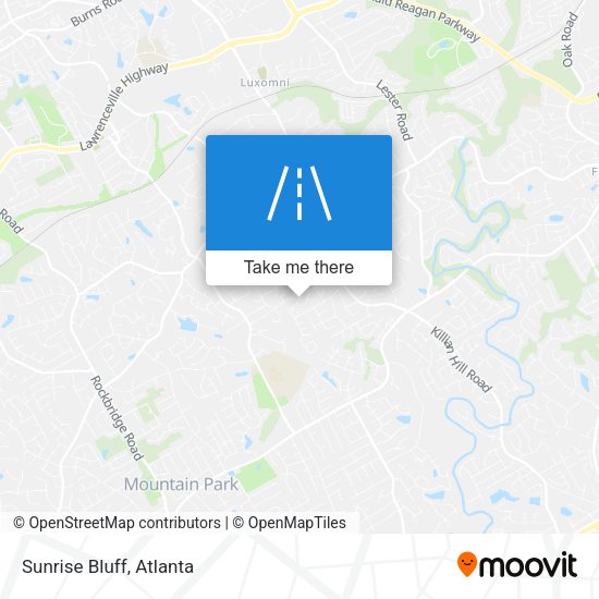Mapa de Sunrise Bluff