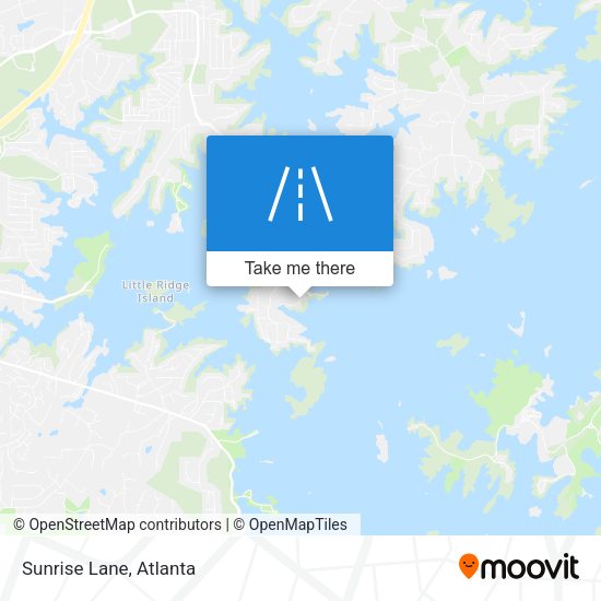 Mapa de Sunrise Lane