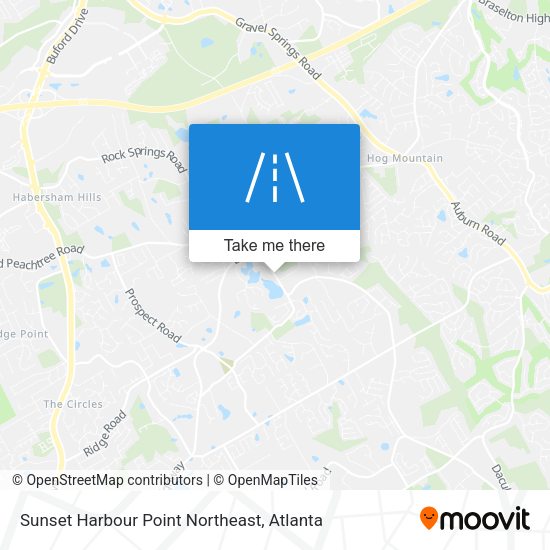 Sunset Harbour Point Northeast map