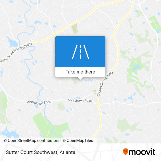 Mapa de Sutter Court Southwest